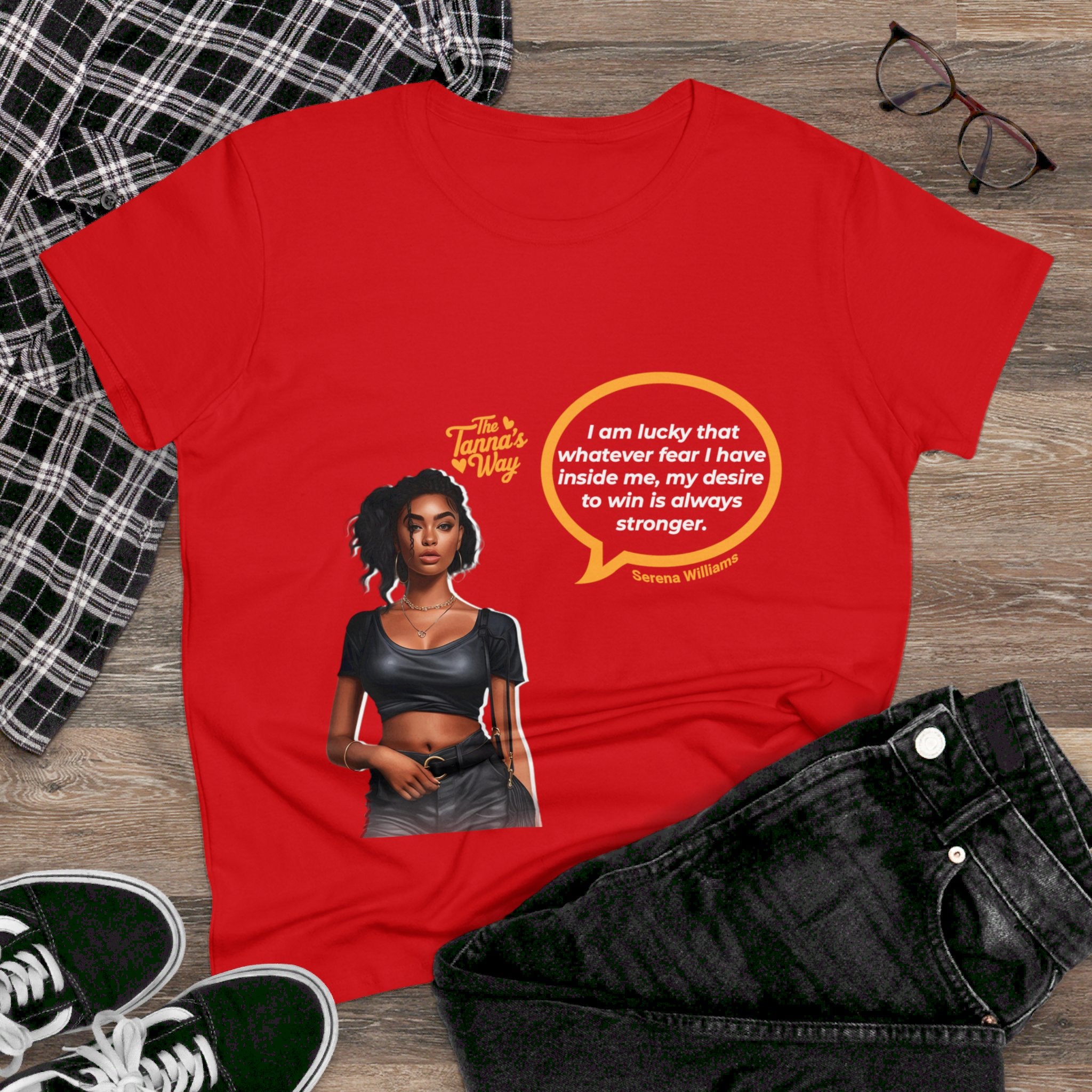 Serena Williams | Women's Midweight Cotton Tee